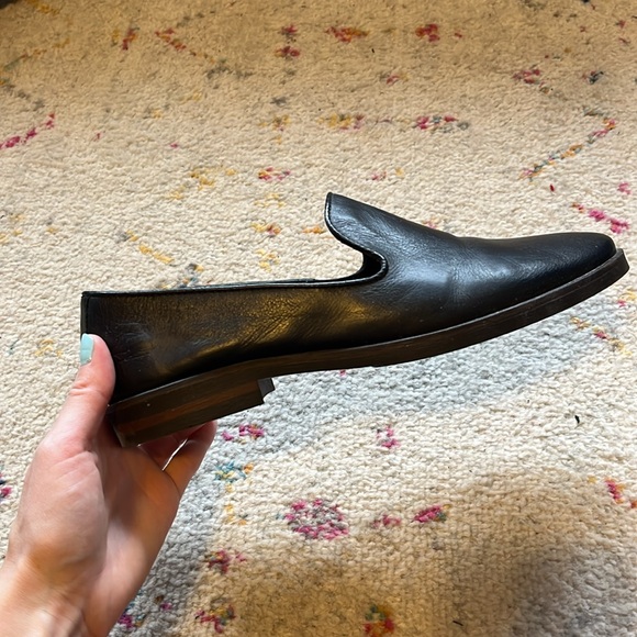Black leather loafers by Little Burgundy. Women’s size 7.5 - Picture 3 of 3